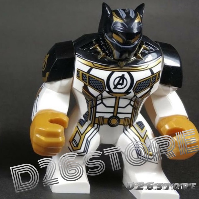 Mainan Lego Mini Figure Black Panther Big Figure Marvel Avengers End Game Quantum suit