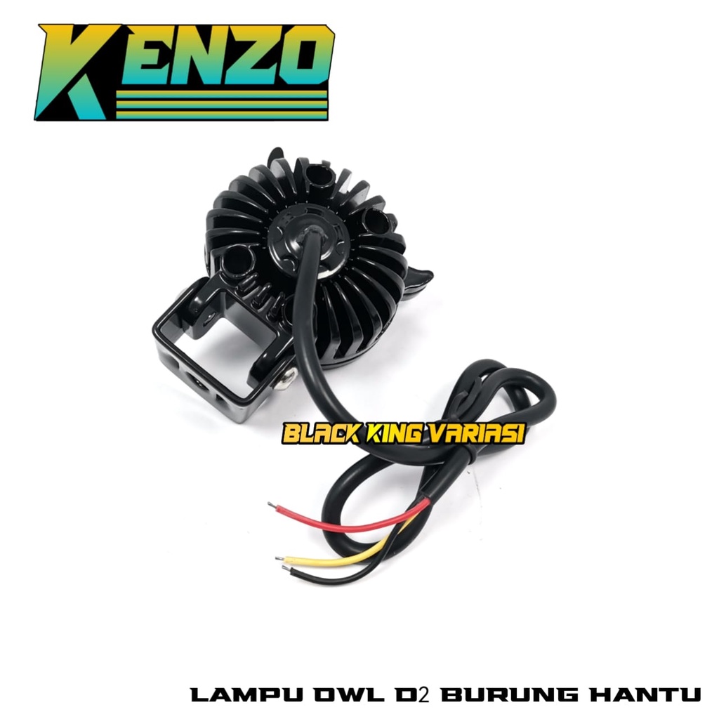 Lampu Tembak OWL D2 Lampu Sorot Owl LED Laser Lampu Owl 2 Mata Lampu Sen Burung Hantu