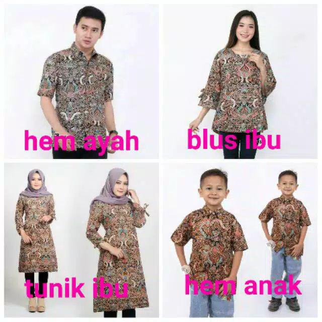 Rama Shinta Couple - Melani Set Couple Lilit Rovella Batik Couple Modern