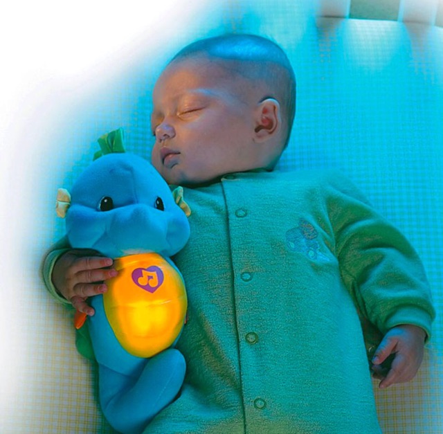 Fisher Price Soothe &amp; Glow Seahorse Blue (Original)