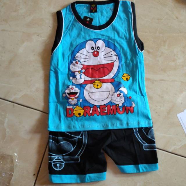 Baju anak Doraemon Singlet