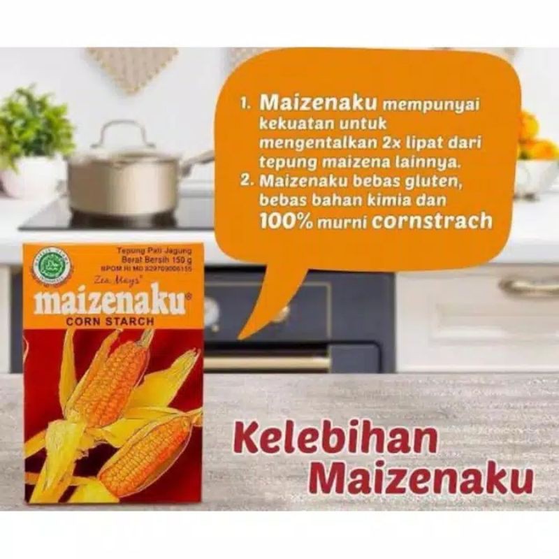 

maizenaku / tepung jagung 300 gram