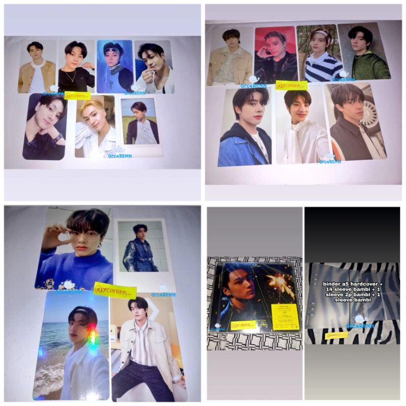 collection OFFICIAL ENHYPEN all about jay and jake : cardwallet,  benefit pob yizhiyu dimension dile