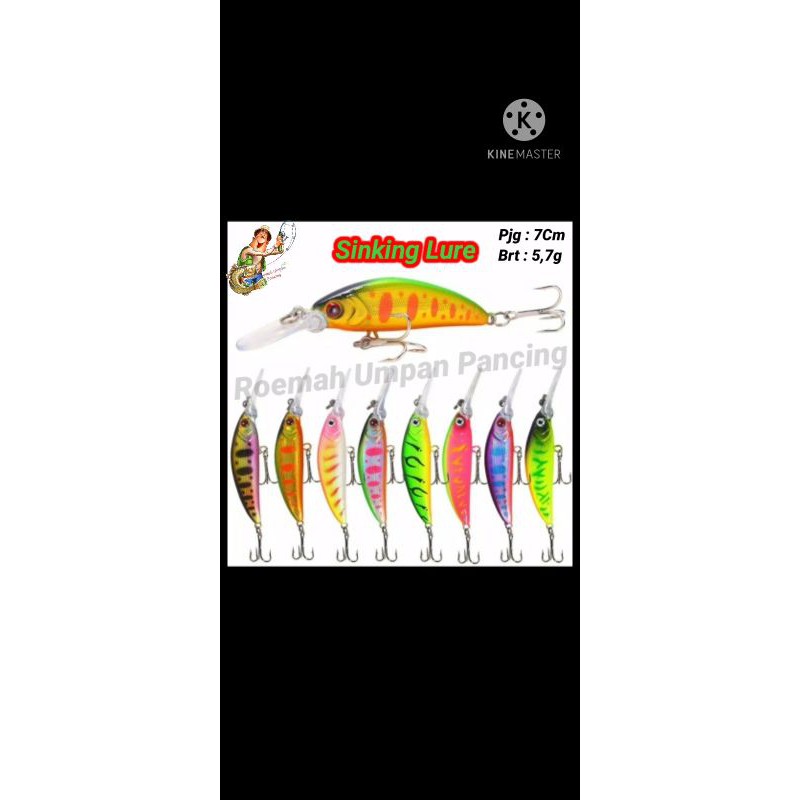Umpan Minnow lure 7cm-5.7g