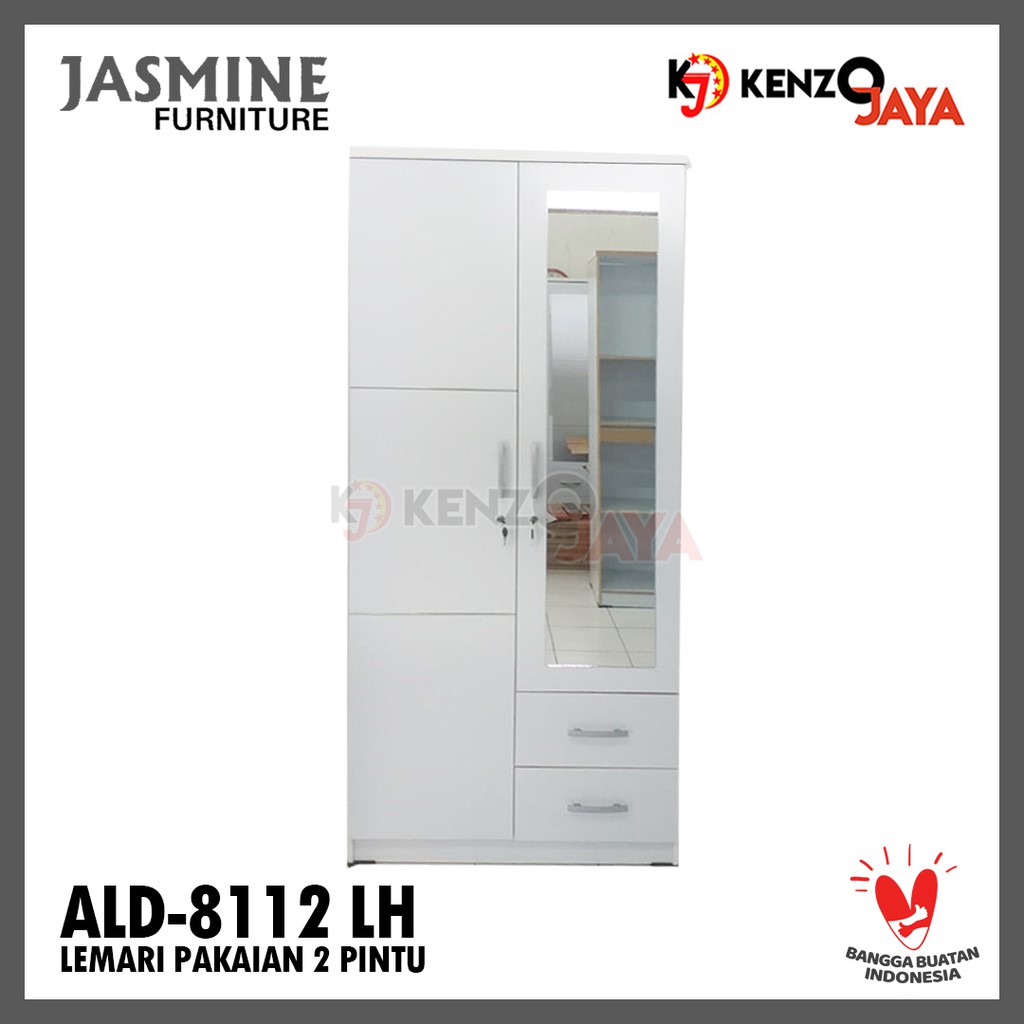 Lemari Pakaian 2 Pintu JASMINE ANDALAN ALD-8112 LH