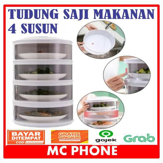 Tempat Penyimpanan Makanan 4 Susun TUDUNG SAJI Multilayer Food Storage