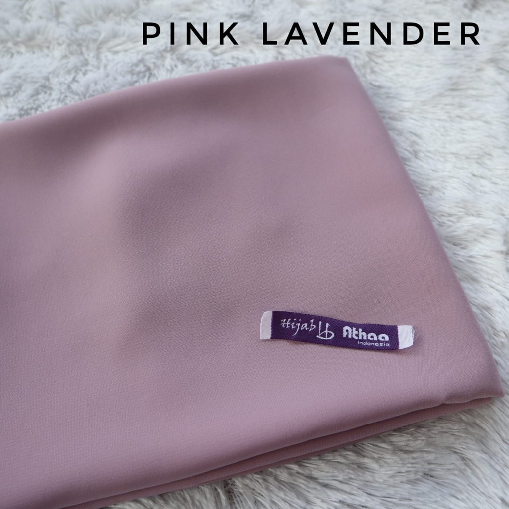 Kain Wolfis/ Woolpeach/ Wolvis Grade A Harga Setengah Meter-Kain Pink Lavender