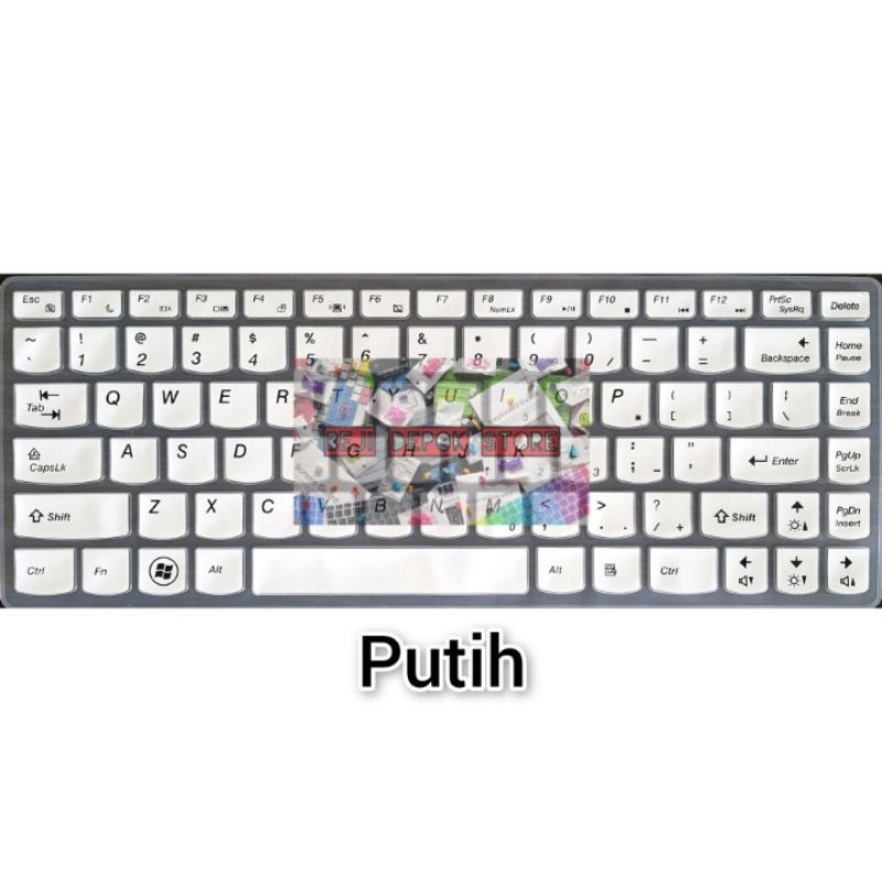 Keyboard protector/cover Lenovo Ideapad G40-80 G45 Z360 Z460 Y470 G480 warna bisa COD