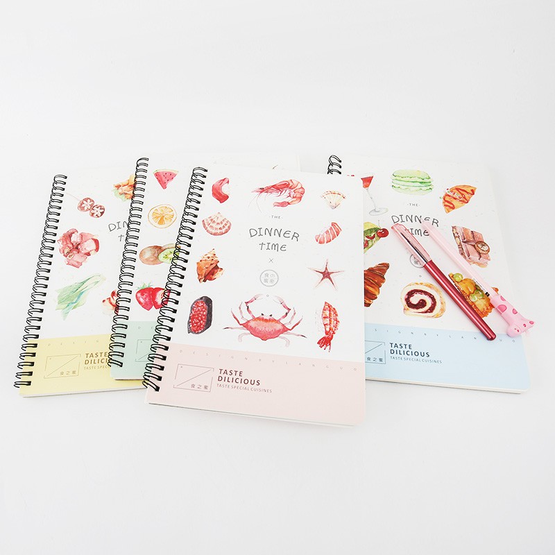 

Dinner Time Spiral Ruled Notebook B5 (Buku Tulis)