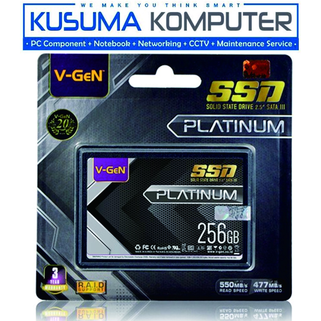 V-gen VGEN SSD 256GB SATA III 2.5