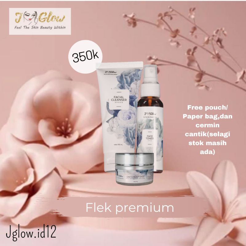 JGLOW SKINCARE PAKET FLEK PREMIUM / JGLOW SKINCARE / BEAUTY JGLOW  / SKINCARE BPOM / JGLOW CREAM GLO