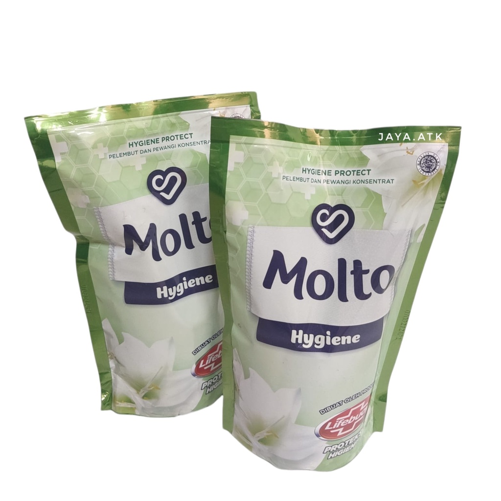 PELEMBUT PEWANGI PAKAIAN MOLTO HYGIENE 720 ML ANTI BAKTERI SOFTENER