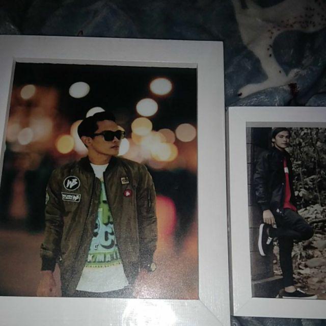 Cetak Foto 5r + Bingkai Kayu + Laminasi