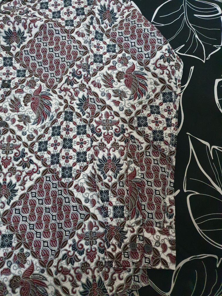 Odza Baju Batik Kemeja Batik Lengan Panjang Kerah Atasan Hem Resmi Solo Modern Dokana