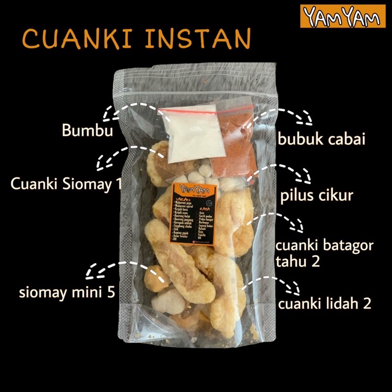 CUANKI INSTAN original tanpa baso aci asli garut murah!