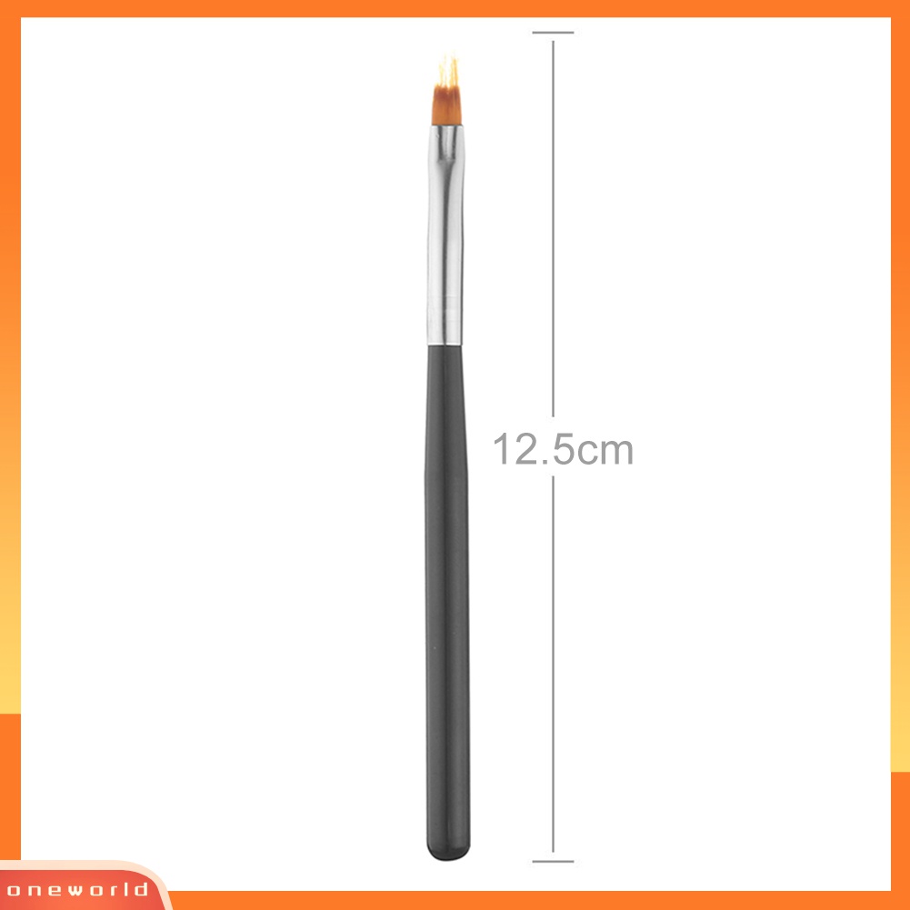 (ONWO) Pen Brush Lukis Kutek Gel UV Dengan Gagang Plastik