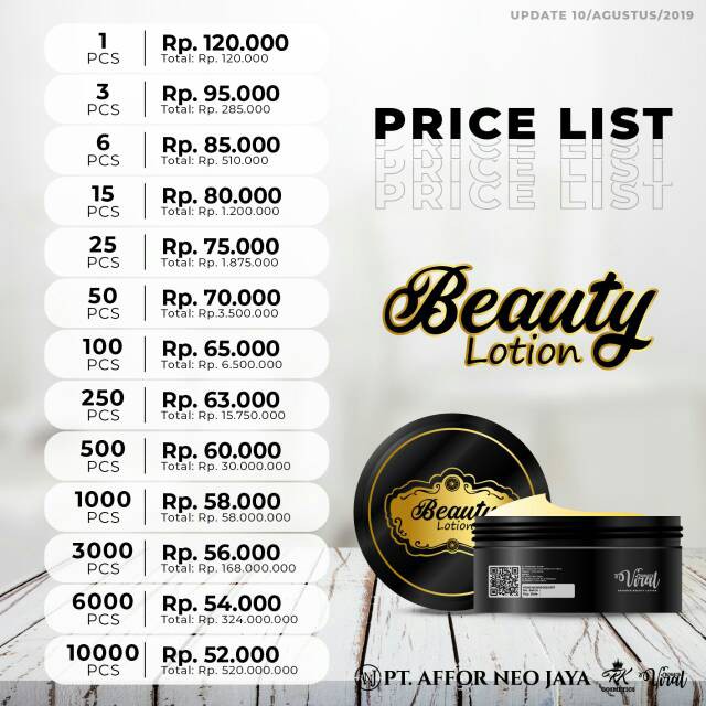 [COD] Lotion Viral dari RK kosmetik Beauty Lotion aman bumil dan busui ber BPOM BPOM