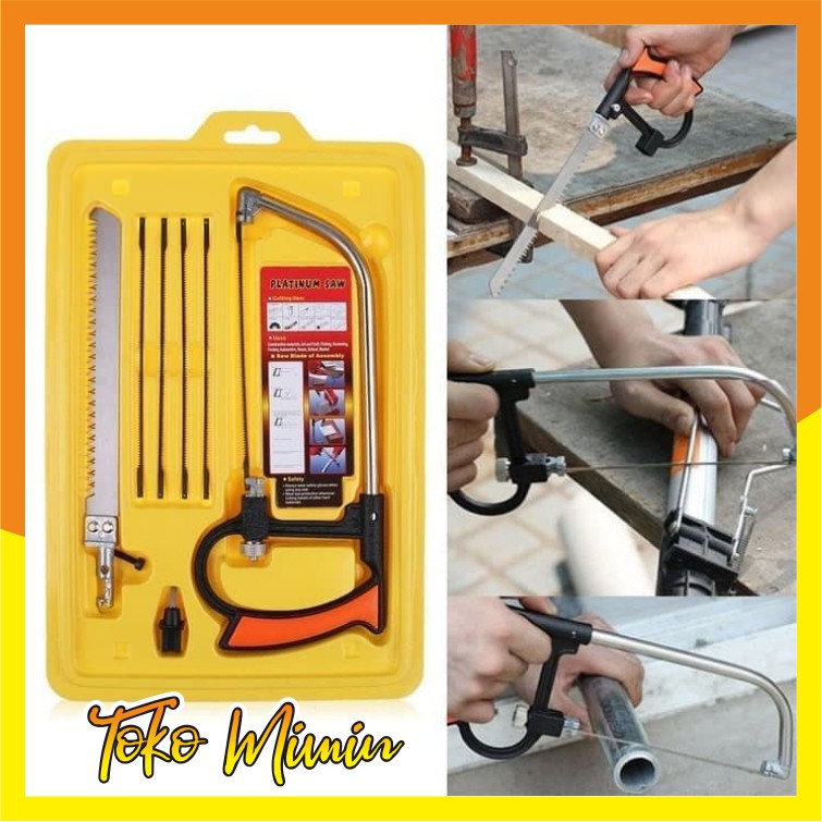 Gergaji Kecil Set Gergaji Mini / Gergaji Ukir Serbaguna / jigsaw