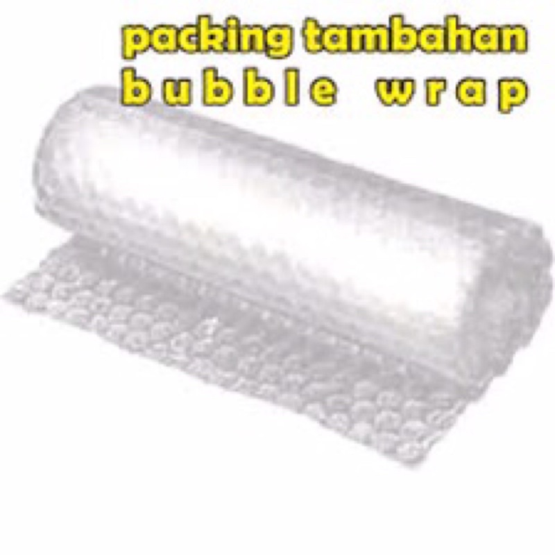 

Tambahan DUS dan BUBBLE WRAP untuk packaging