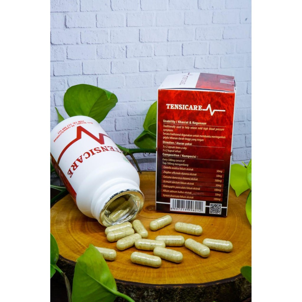 TENSICARE MULTI VITAMIN OBAT HERBAL HIPERTENSI TEKANAN DARAH TINGGI KOLESTROL ORIGINAL BPOM