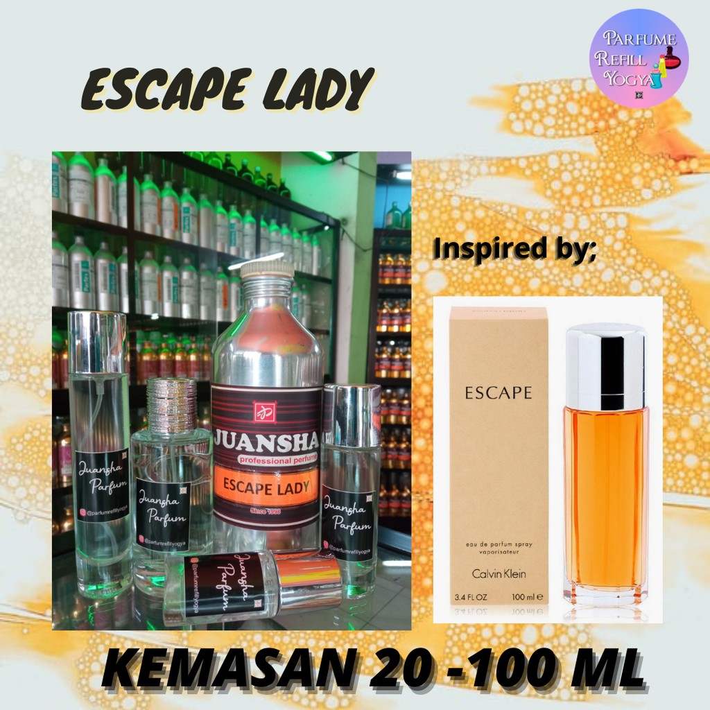 Parfum BEST ESCAPE LADY - Parfum Refill Jogja - Inspired by ESCAPE LADY