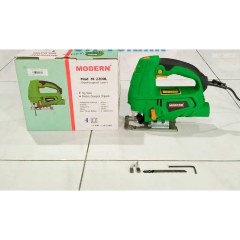 Mesin gergaji kayu jigsaw Moderen Laser