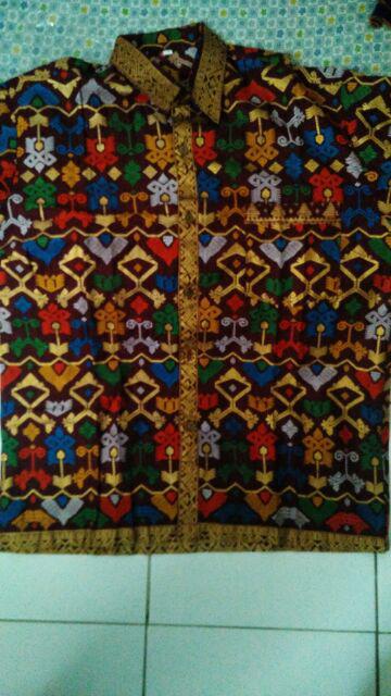 280 Marun Couple Kemeja Batik /anak 1 - 12 Thn /dewasa M-xxl