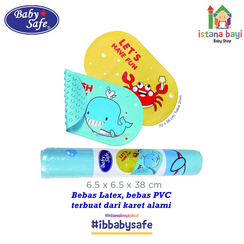 Baby Safe Rubber Bath Mat BT009 - keset kamar mandi anak