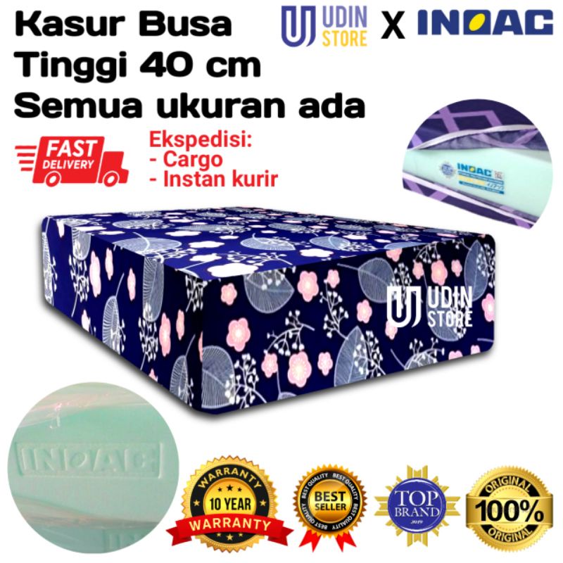 Kasur Busa INOAC D23 Tinggi 40 cm Original 100% ukuran 200x200x40 cm ,  200x180x40 cm , 200x160x40 c