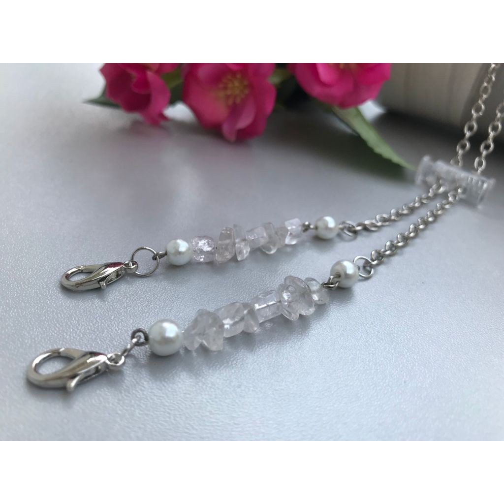 Kalung Masker - Kalung Masker Hijab 2in1 - Strap Masker 2in1 - Necklace