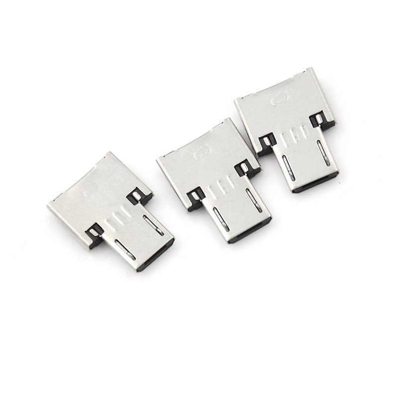 3pcs Adapter Converter Micro USB Male to USB Female OTG Untuk Pc