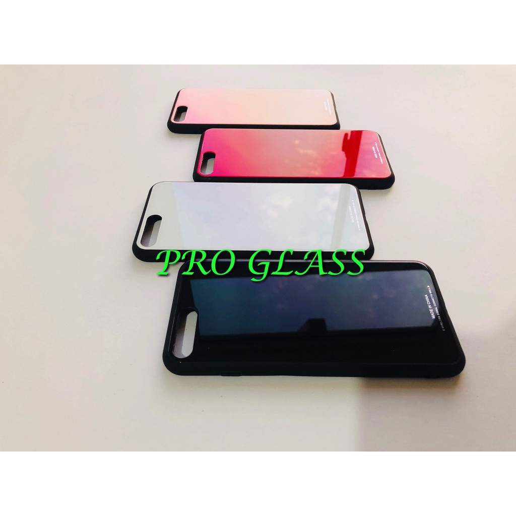 C104 Iphone 6 / 6s / 6+ / 6plus Premium Tempered Glass Back Case / Casing Kaca Silicon