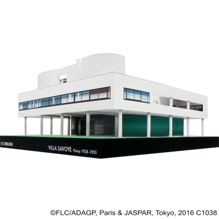DIY Papercraft Miniatur Papercraft Villa Savoye