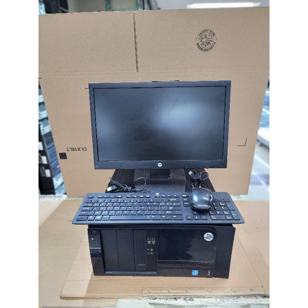 CPU LENGKAP SIAP PAKAI CORE I3 3220 RAM 4GB HDD 500GB MONITOR 19&quot; KEYBOARD MOUSE MURAH