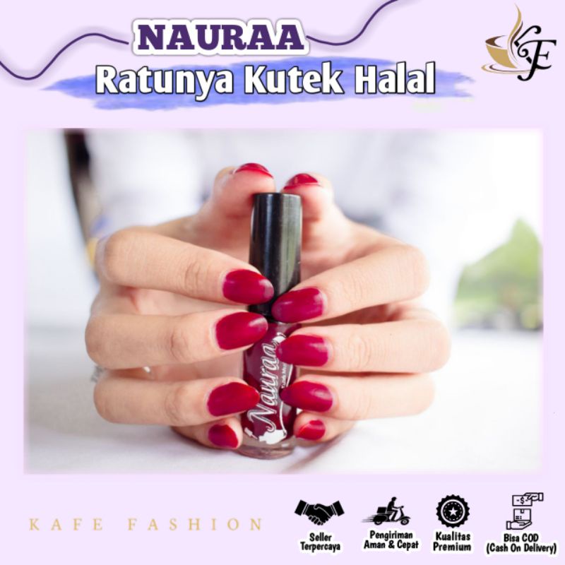 KUTEK HALAL MUSLIMAH Kuteks Henna Inai Muslim Hena Pewarna Cat Kuku Halal Kutex Hena Muslimah / Nauraa Tuffah Nail Henna Halal Sah Solat