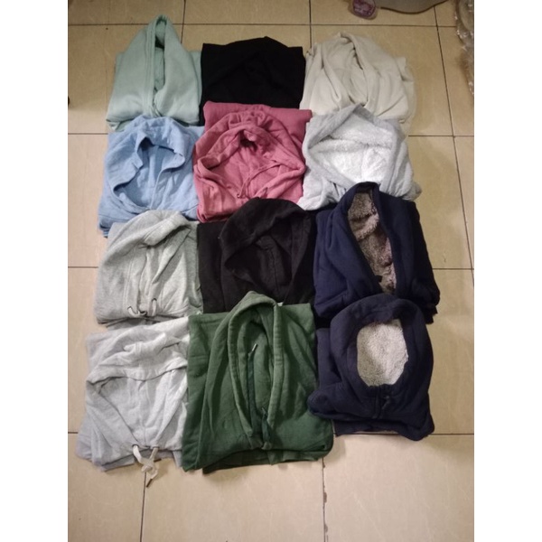 borongan hoodie uniqlo