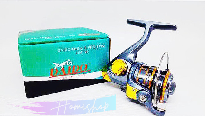 Reel | Spinning DAIDO MUNGIL PRO SPIN 800 | 8 Bearing | Almunium Spool. Reel Daido Kecil