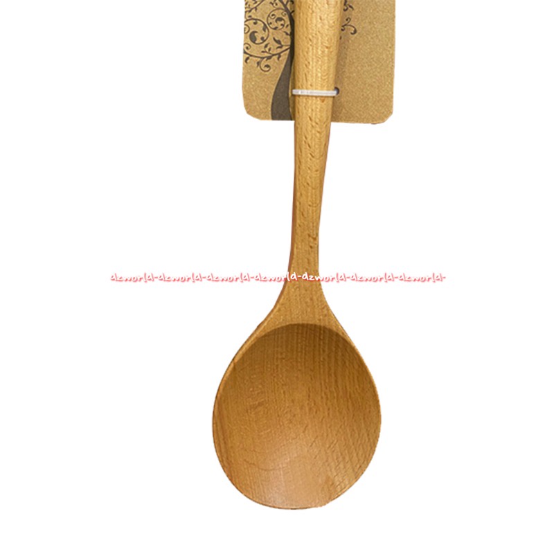 Krischef Solid Spoon Centong Sendok Bahan Kayu Coklat Kris Chef