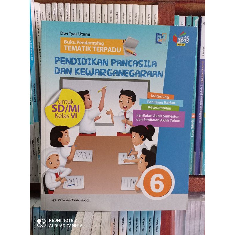 Buku SD Buping PPkn Kelas 6 Erlangga