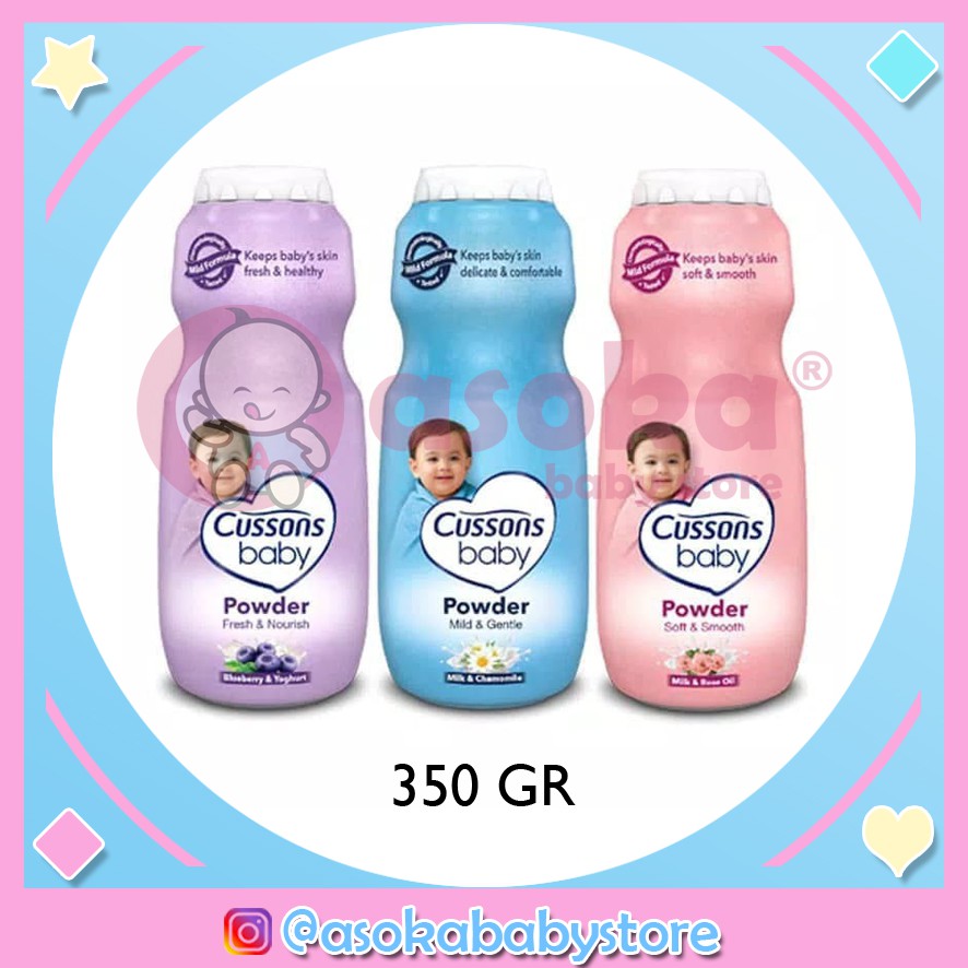 Cussons Baby Powder / Bedak Bayi 350gr ASOKA