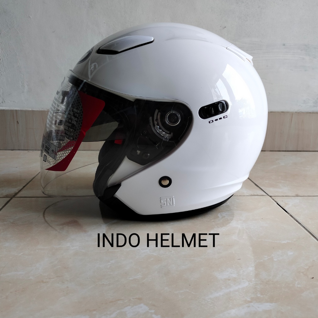 HELM KYT DJ MAXI WHITE ORIGINAL KYT DJ MAXI GRATIS BUBLE WRAP