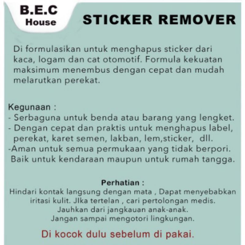 SPRAY PENGHAPUS NODA BEKAS LEM CAT STIKER REMOVER DARI KACA LOGAM DAN CAt OTOMOTIF PENGHILANG STIKER 450 ml