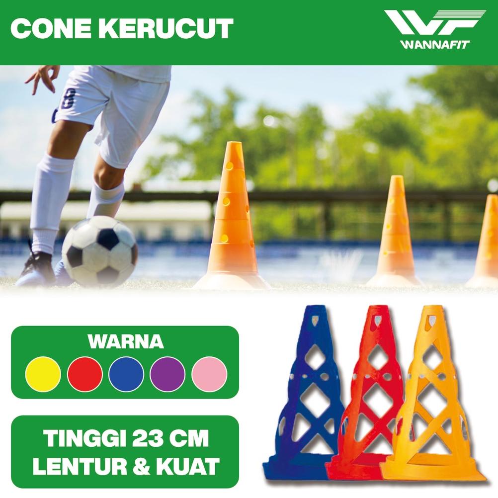 CONE KERUCUT/KUN KERUCUT/CONE CORONG LUBANG LENTUR OLAHRAGA BOLA BASKET VOLI