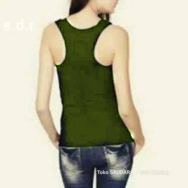 Tanktop agnes bahan spandek premium