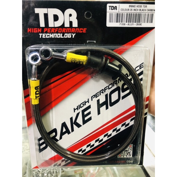 SELANG REM TDR BLACK CARBON KARBON ( 24 INCH 60 CM & 35 INCH 92 CM ) UNIVERSAL ALL MOTOR VARIO MIO B