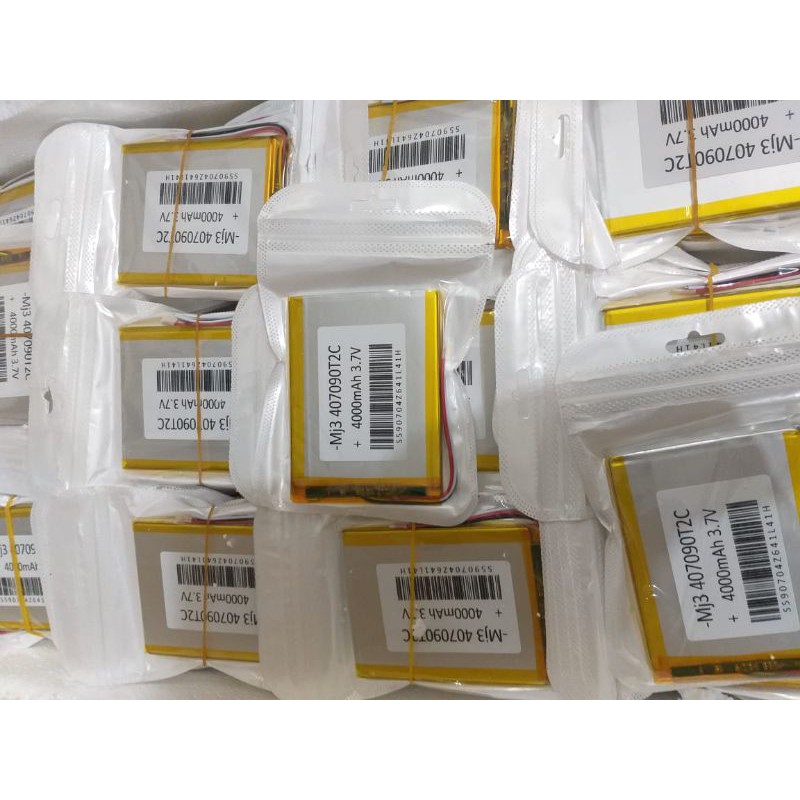 BATRE BATREI BATERAI BATTERY ADVAN TAB CINA T2C T2A T2F AT1G 407090 P = 9Cm X L = 7Cm (4000 mAh)