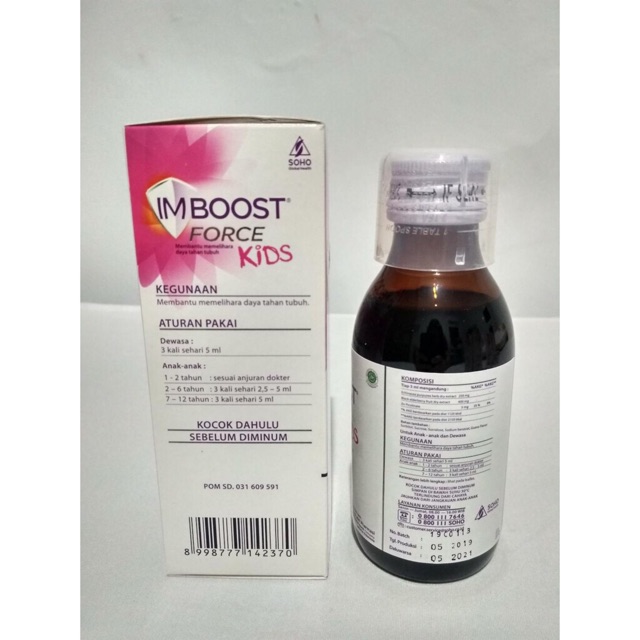 Imboost Force Syrup 120ml Vitamin Soho Shopee Indonesia