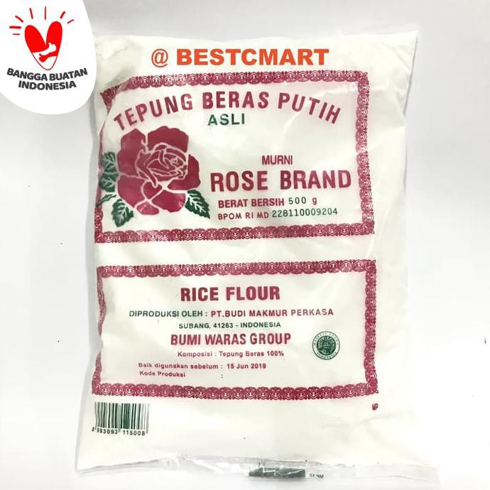 

Promo Awal tahun ROSE BRAND TEPUNG BERAS PUTIH / RICE FLOUR 500 GR Big Sale
