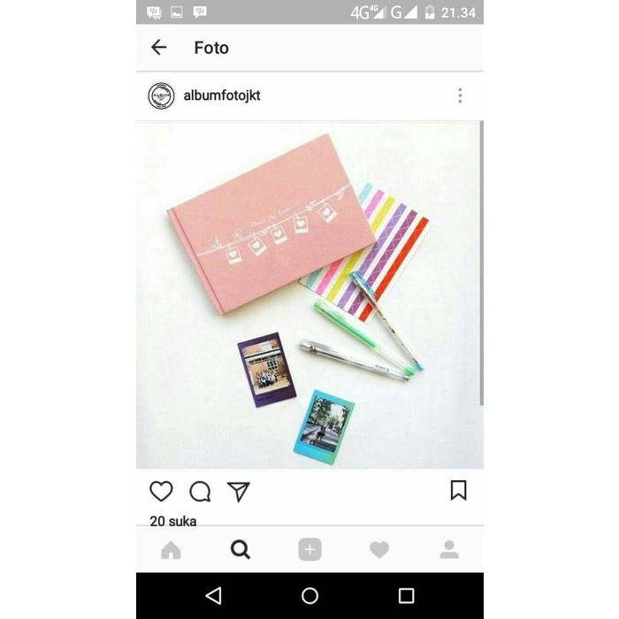 ALBUM FOTO/BUKU FOTO/FOTO ALBUM 4R