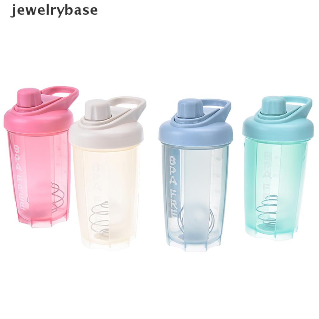 1pc Botol shaker protein Dengan Bola Campuran Untuk fitness / gym